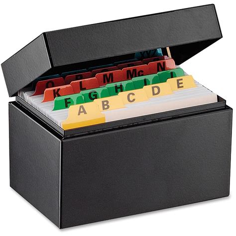 metal index card box|metal index card file box.